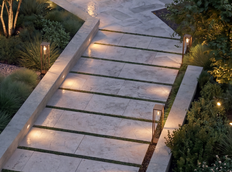 Illuminazione viali e giardini
