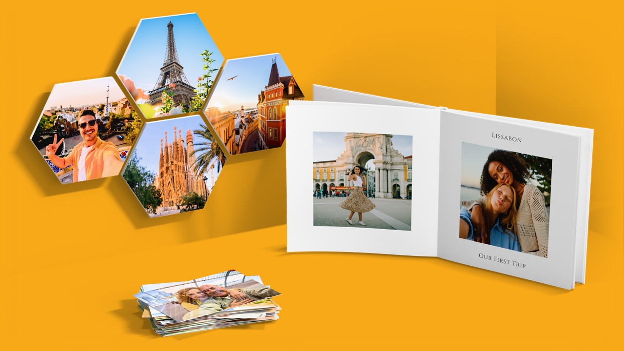 Mix di prodotti con foto estive