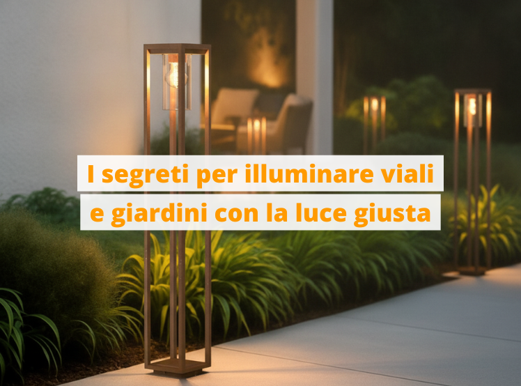 Illuminazione viali e giardini