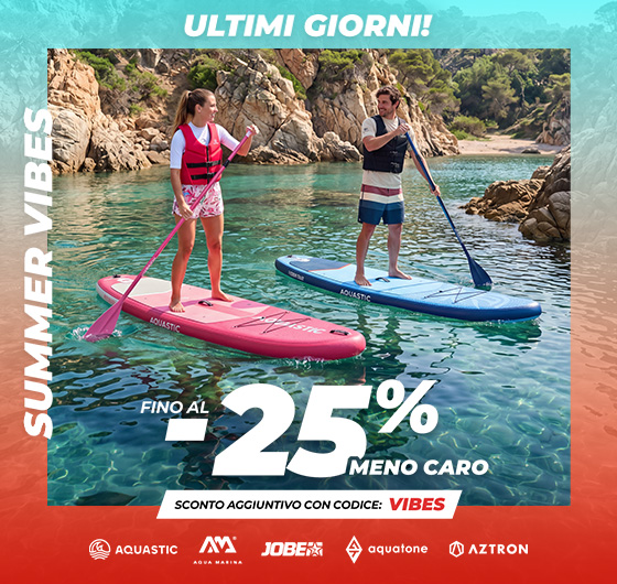 Ultimi giorni di Summer Vibes: fino al -25%!