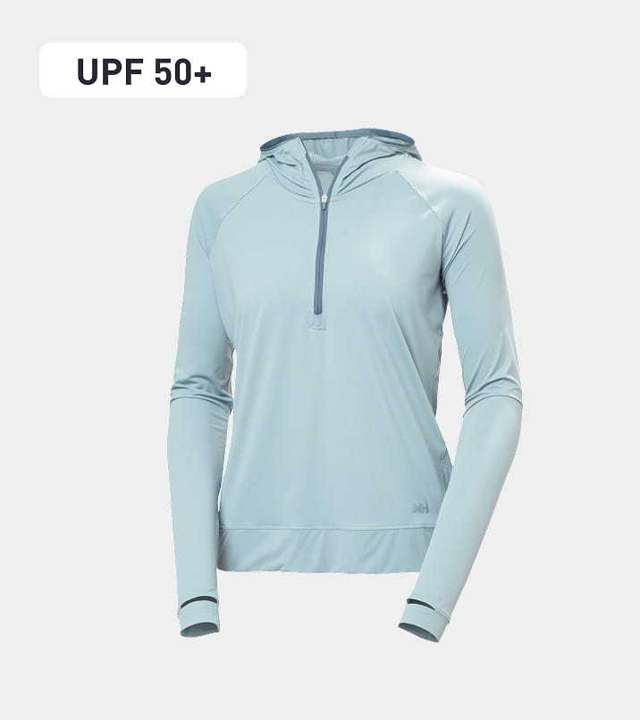 Women's Shine Solen Half-Zip Sun Hoodie