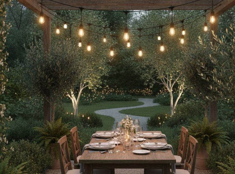 Illuminazione viali e giardini