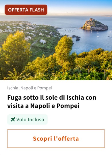 Fuga sotto il sole di Ischia con visita a Napoli e Pompei