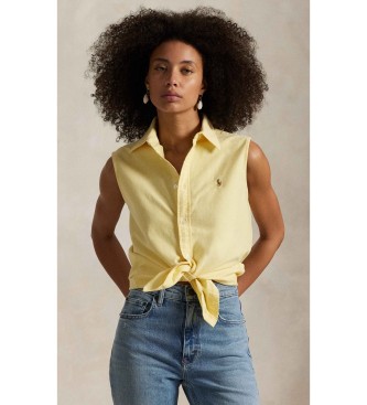 Camicia Senza Maniche giallo