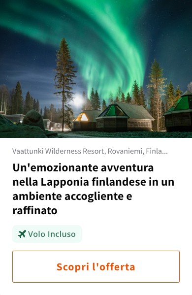 Un'emozionante avventura nella Lapponia finlandese in un ambiente accogliente e raffinato