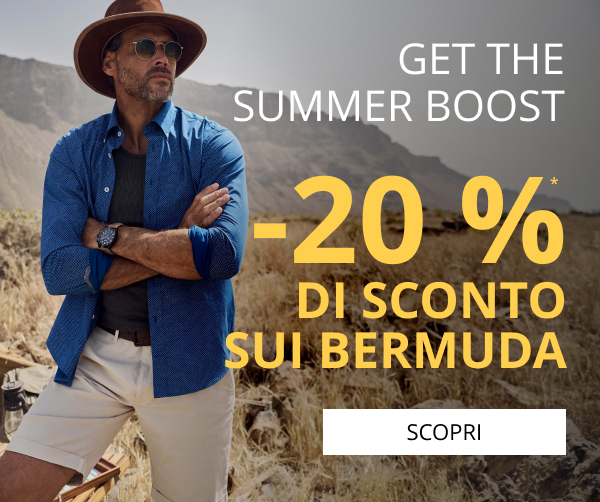  20% di sconto sui bermuda