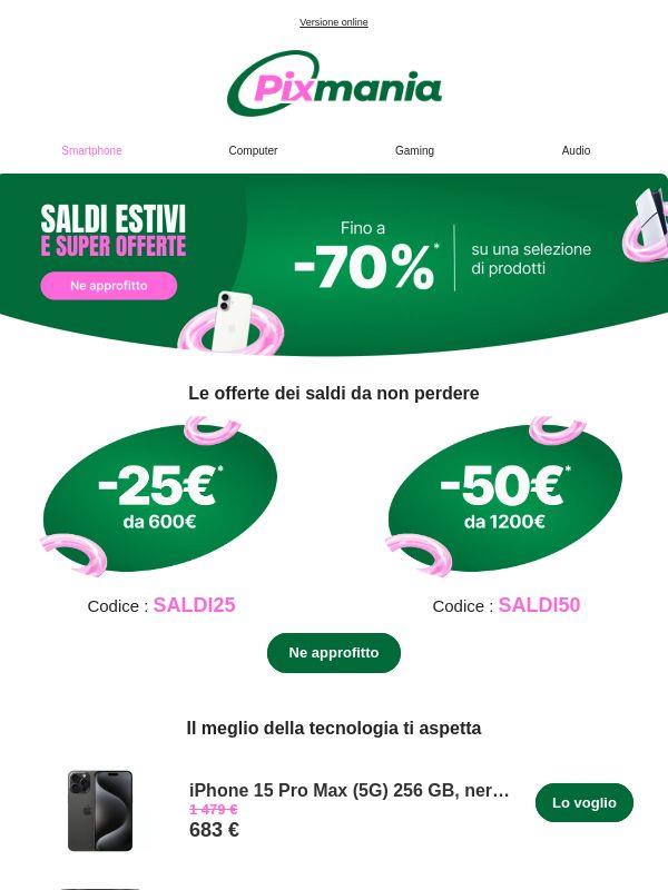 I saldi sono iniziati 🎉