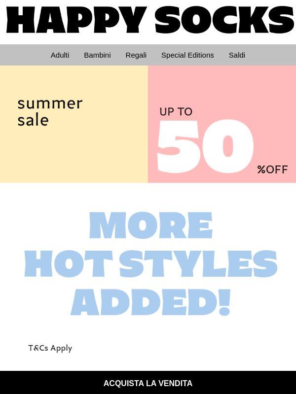 +500 stili fino al 50% di sconto!