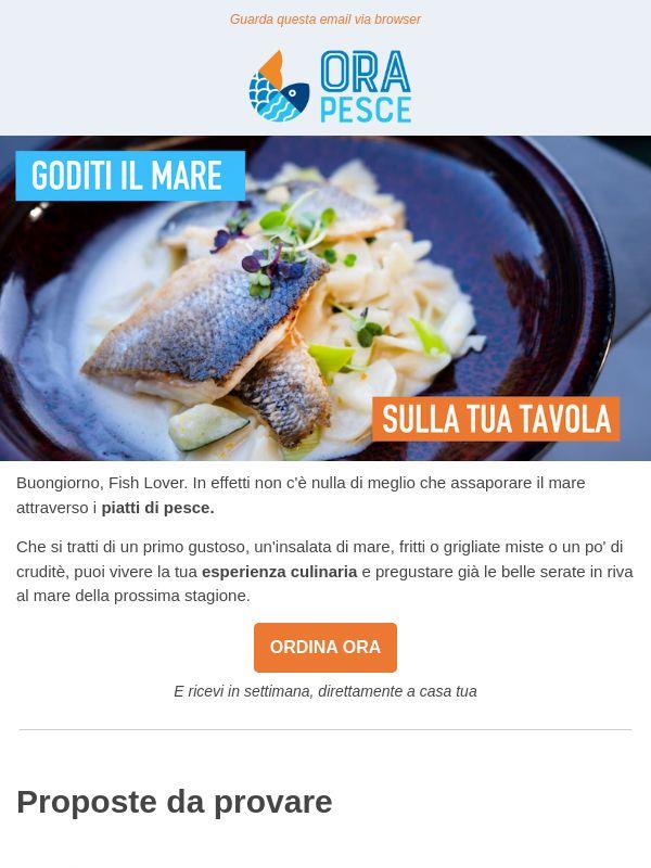 Scegli di gustarti il mare, Fish Lover 🐟 E di farlo comodamente da casa tua.