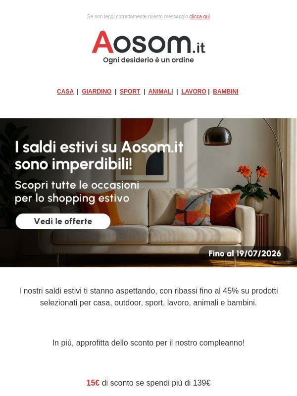 Hai già scoperto i nostri saldi?