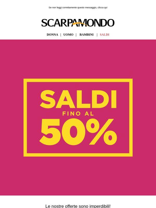 Fino al -50% su scarpe, abbigliamento e accessori di tendenza.🛍️