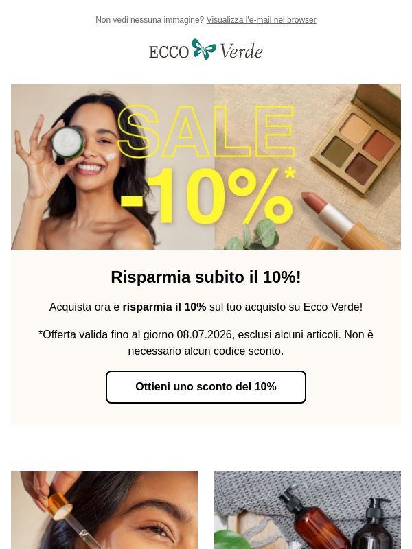 Hai solo solo oggi e domani per risparmiare!
