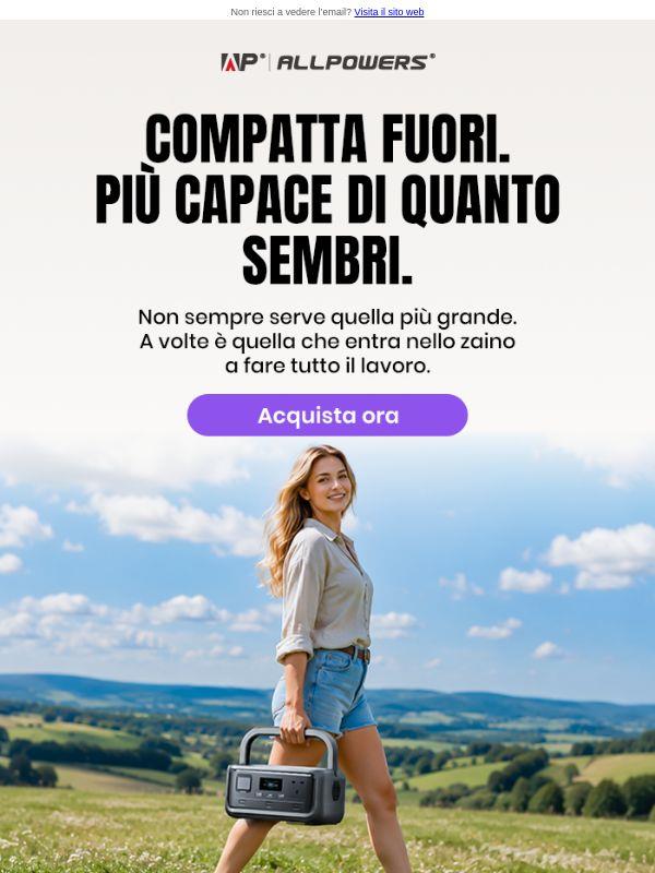 L’energia compatta che si adatta al tuo stile di vita.