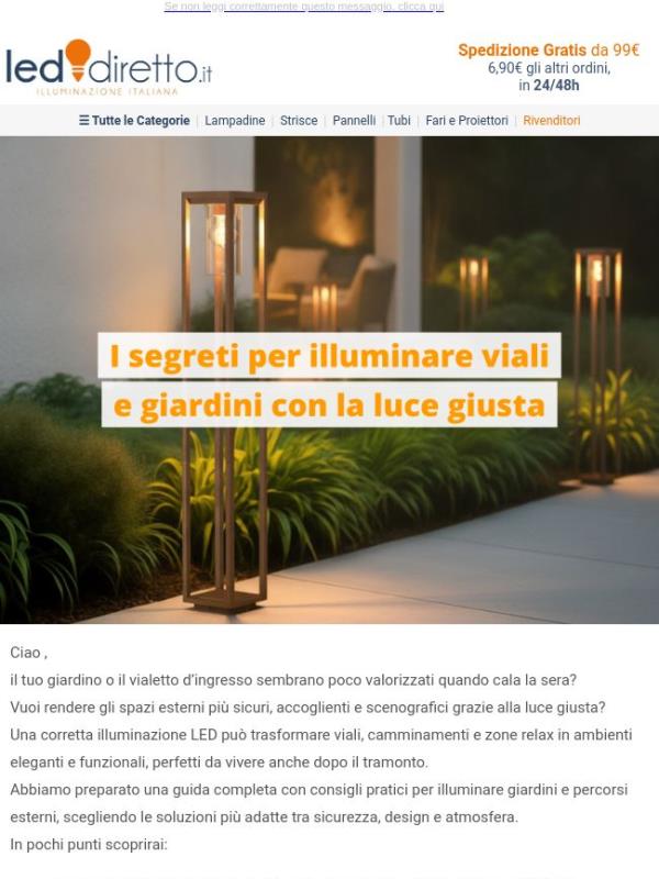📗[Guida] I segreti per illuminare Viali e Giardini con la luce giusta