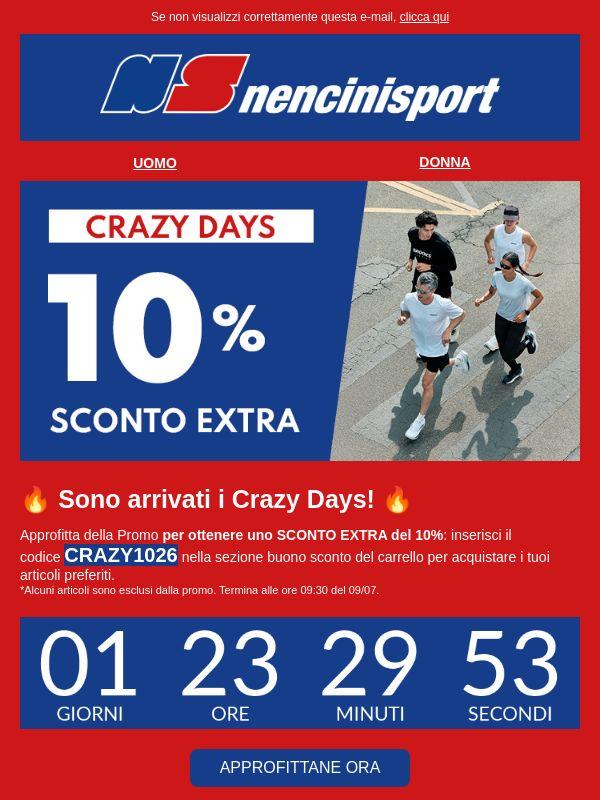 🔥 EXTRA 10% - Crazy Days 🔥
