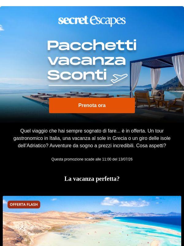 Saldi - Pacchetti vacanza estivi