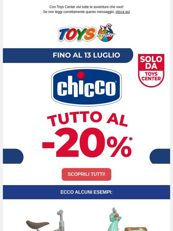 🏷️ -20% Chicco: scopri tutti i prodotti in promo!