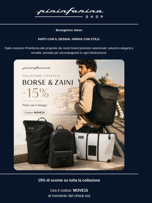 -15% su una intera collezione!
