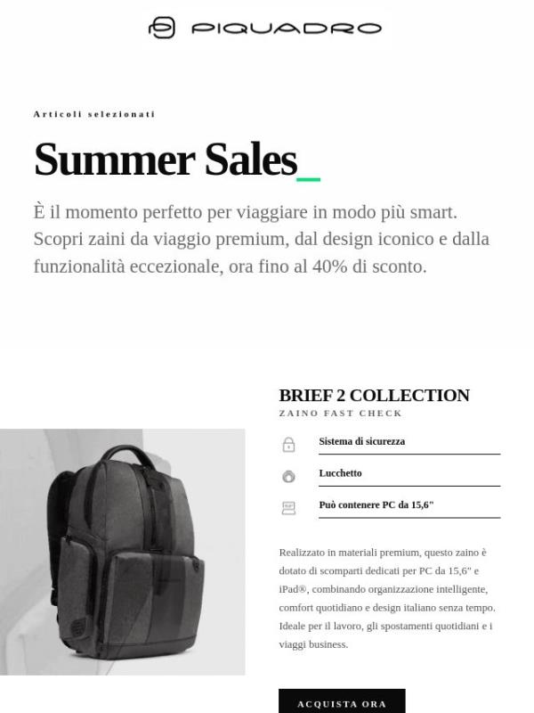 Zaini in saldo fino al 40%