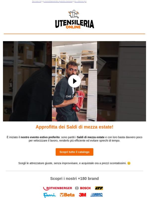 Approfitta dei Saldi di mezza estate!