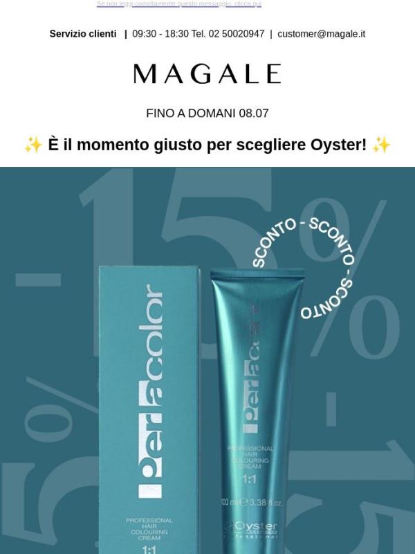 OYSTER -15% OFF ✨🩵 corri su Magale.it