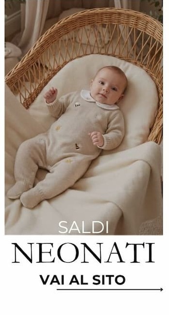 saldi estivi neonati fino al 50%
