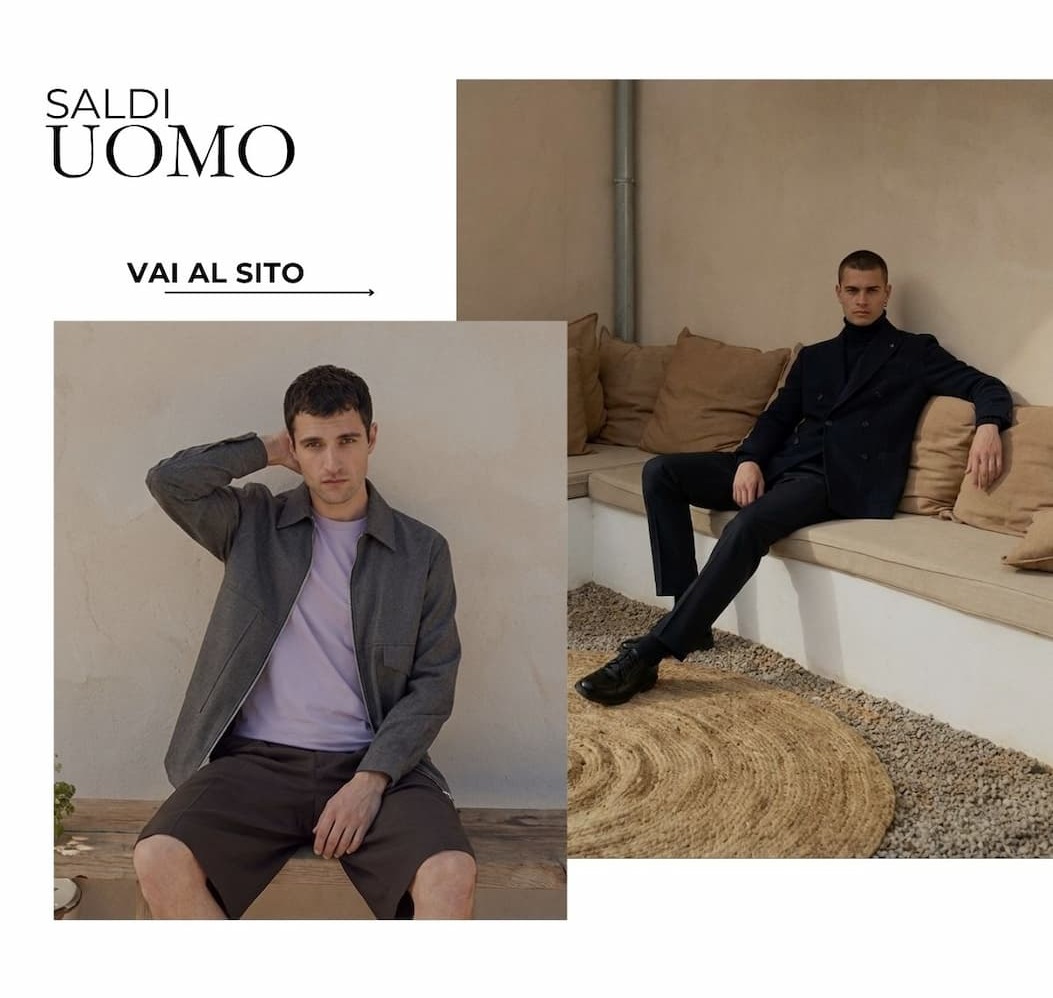 saldi estivi uomo fino al 50%