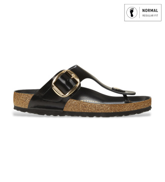 Sandali in Pelle Gizeh Big Buckle (Calzata Regolare) nero