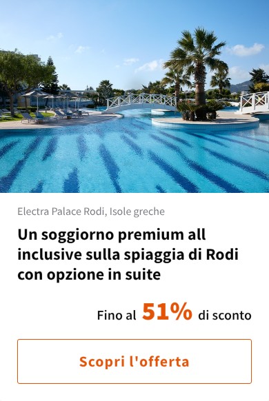 Un soggiorno premium all inclusive sulla spiaggia di Rodi con opzione in suite