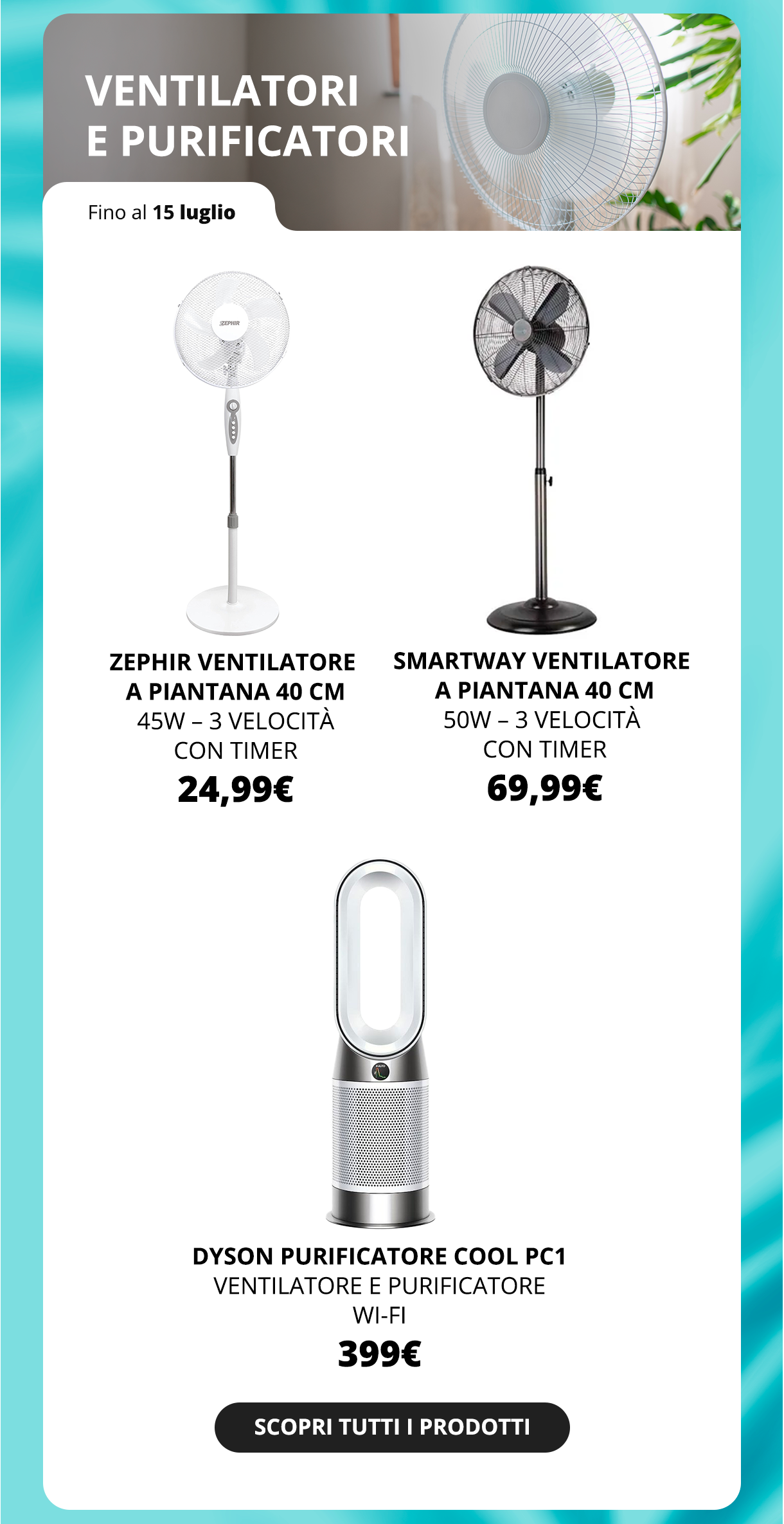 Ventilatori e Raffrescatori