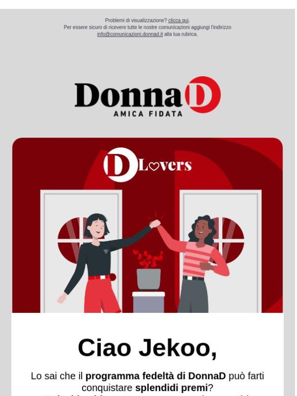 Punti Cuore per te e i tuoi amici: entra in DLovers e invitali subito!
