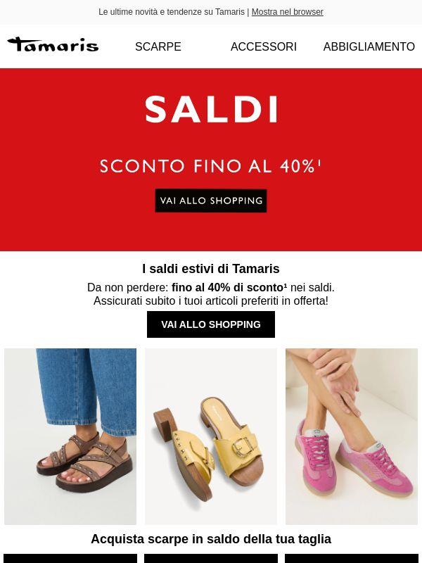Fino al 40% di sconto nei nostri saldi estivi 🤩