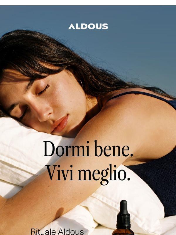 Dormire bene cambia la tua giornata.