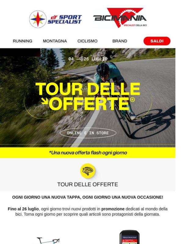 Nuova tappa 🚴 Nuove offerte imperdibili!