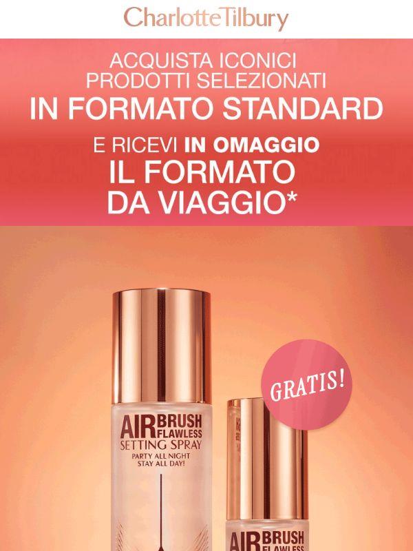 Acquista un prodotto in formato standard e ricevine uno mini in omaggio 🪄