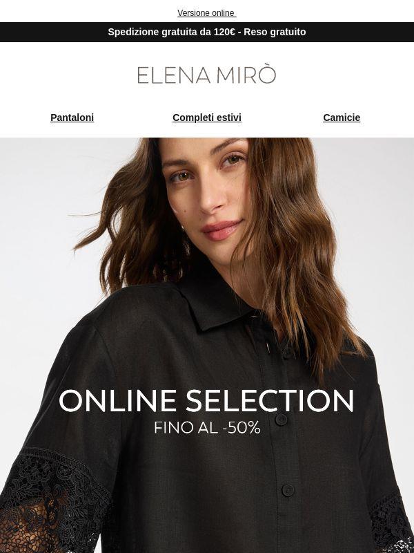 Online Selection: fino al -50%