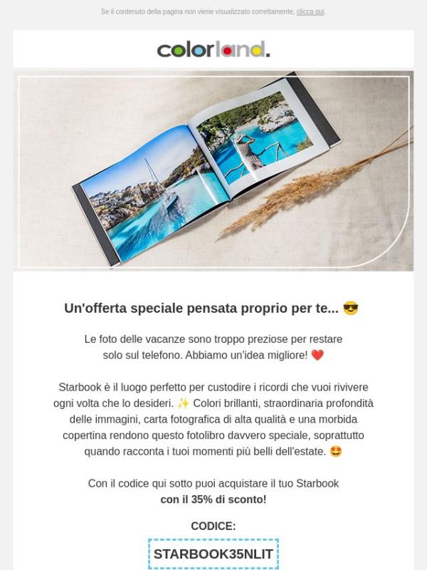 Solo per te: Starbook con il 35% di sconto ❤️