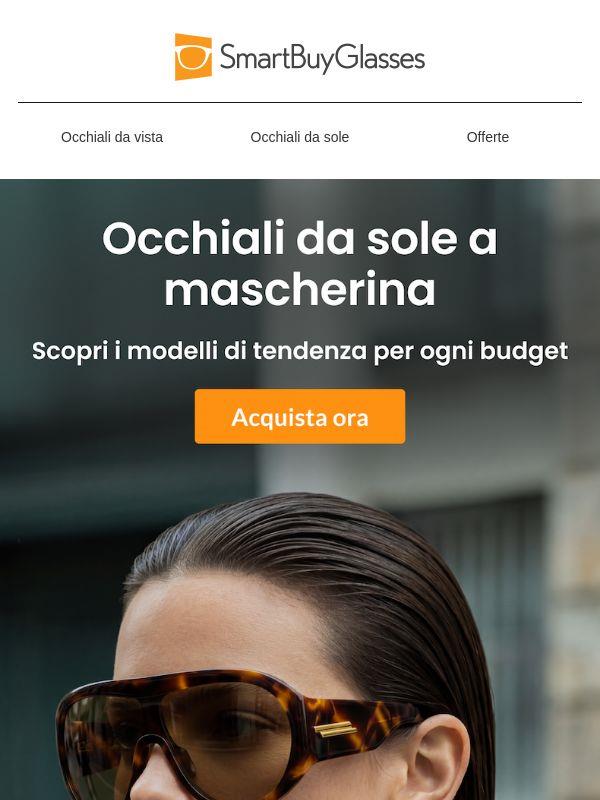 Le montature a mascherina sono tornate alla ribalta