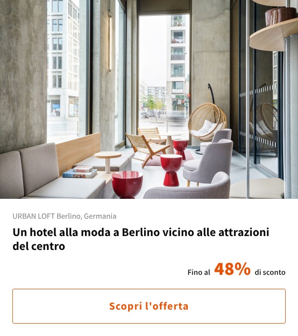 Un hotel alla moda a Berlino vicino alle attrazioni del centro