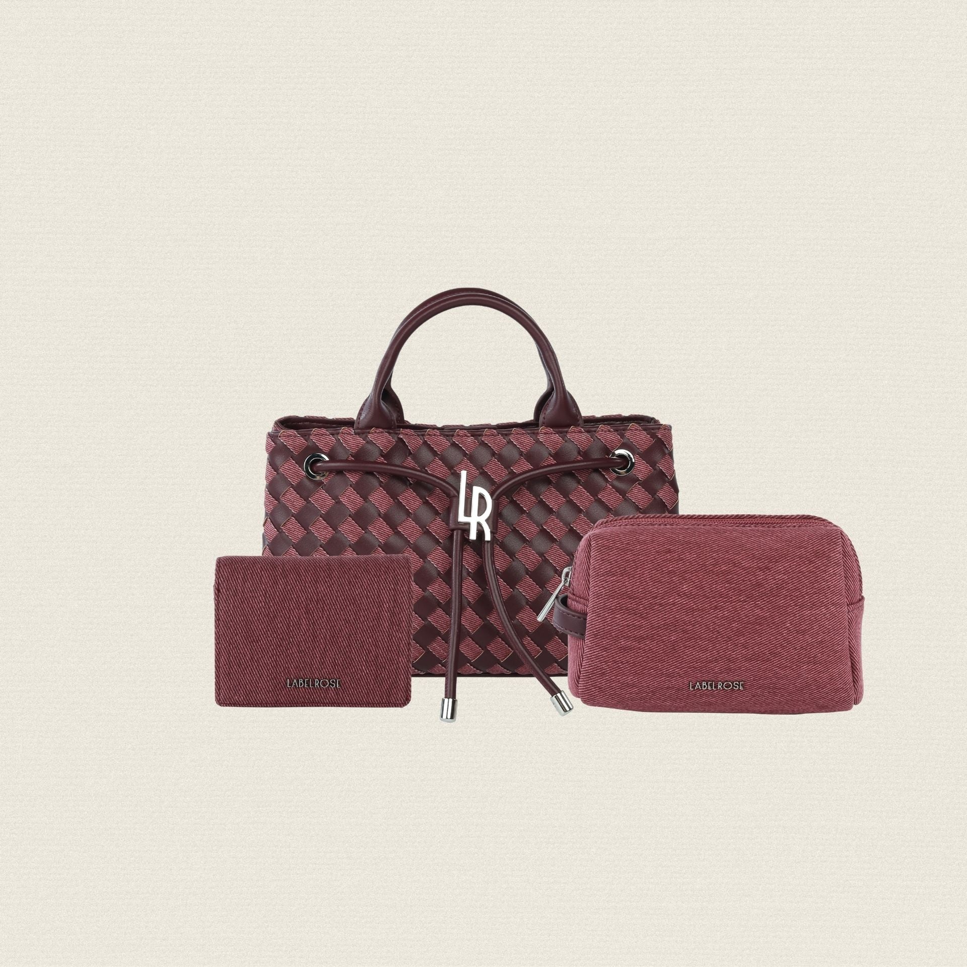 Image of MEGAN DENIM MATCHING SET CUSTOM - CHERRYRED