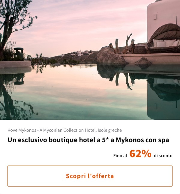 Un esclusivo boutique hotel a 5* a Mykonos con spa
