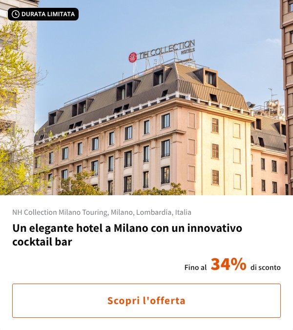 Un elegante hotel a Milano con un innovativo cocktail bar