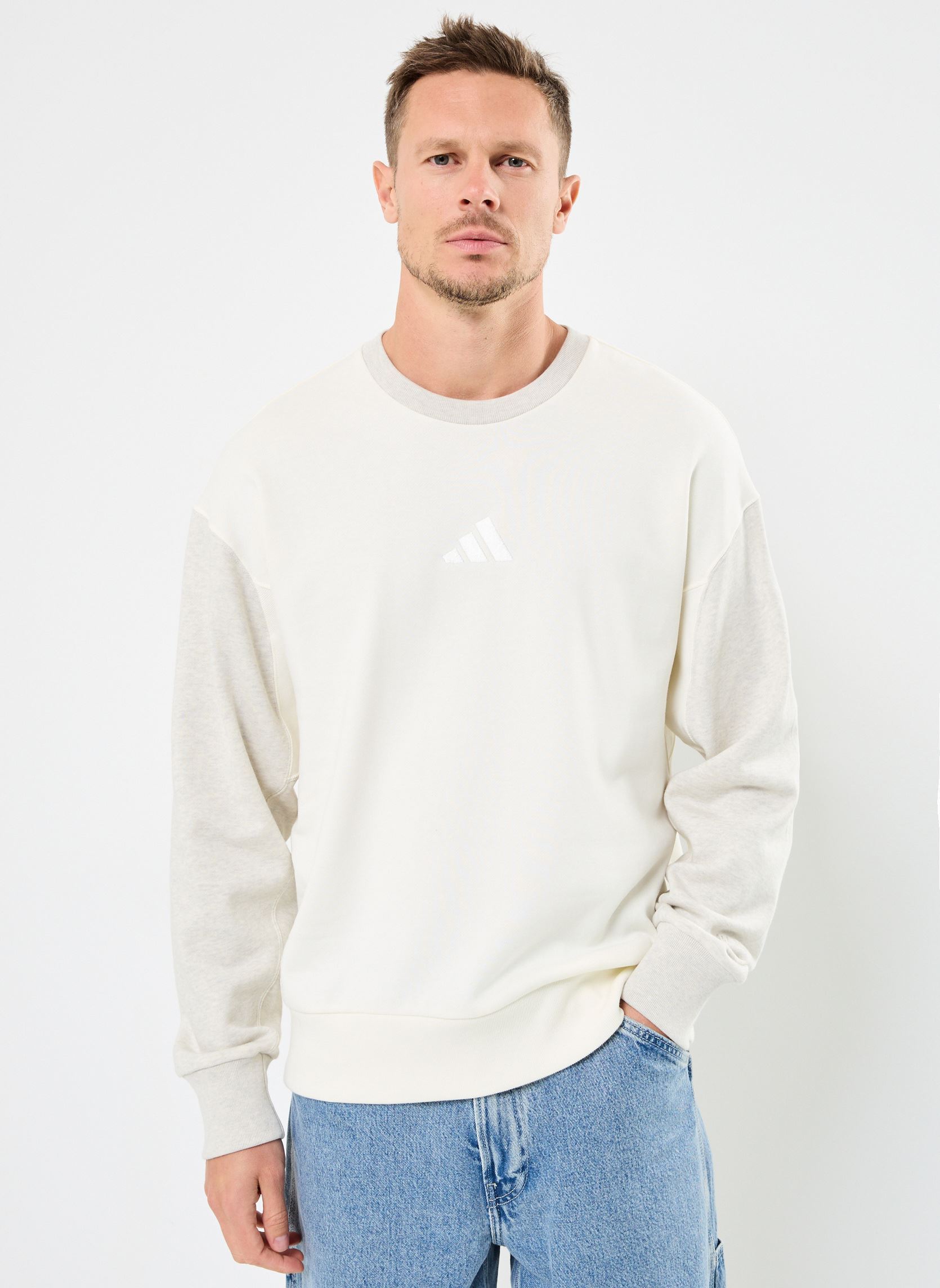 adidas sportswear Sweats M A SZN CB CREW homme blanc