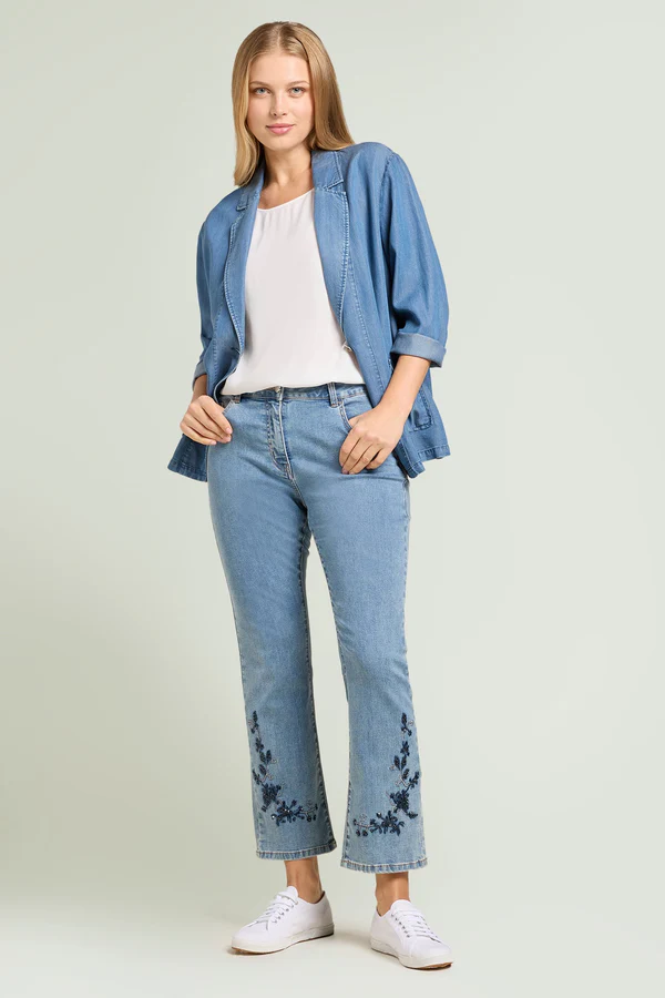 JEANS RICAMATO