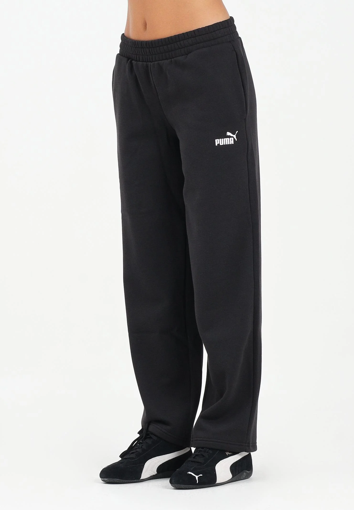 Image of PUMA Pantalone sportivo Essentials nero da donna