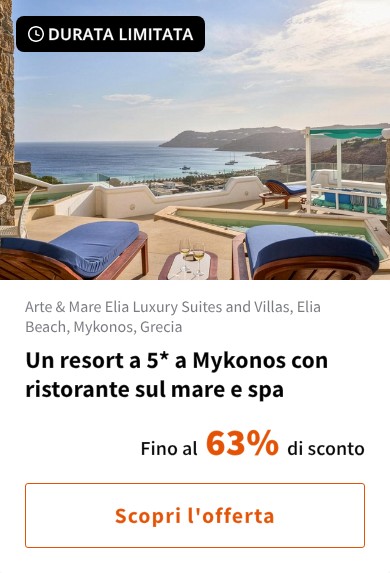 Un resort a 5* a Mykonos con ristorante sul mare e spa