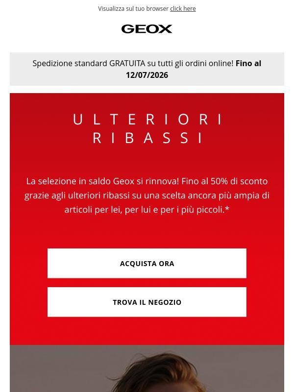 Saldi Geox 💥 Ulteriori ribassi fino al -50%