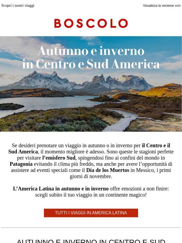 Il periodo migliore per visitare il Sud America