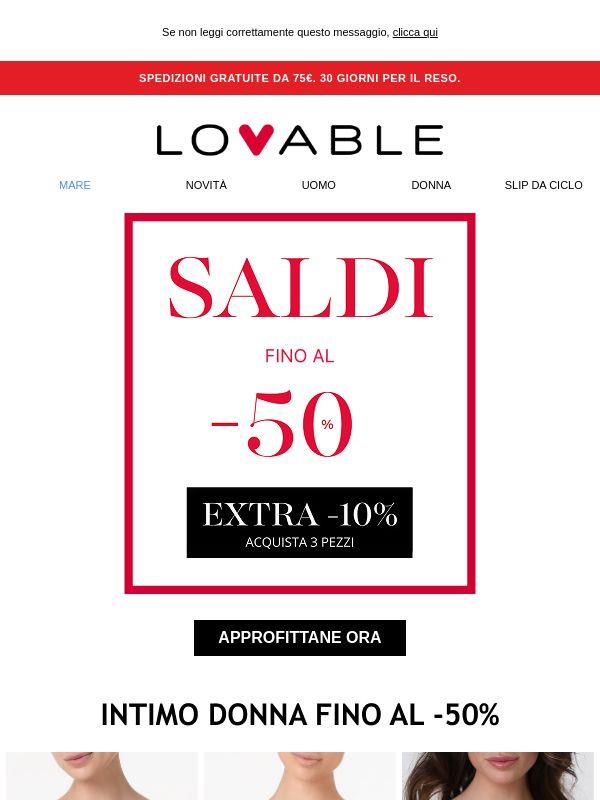 Continuano I saldi fino al -50% ed EXTRA -10% su 3 capi in saldo