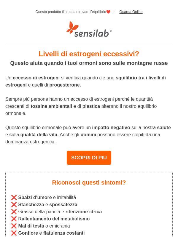 Eccesso di estrogeni? Ecco la soluzione!